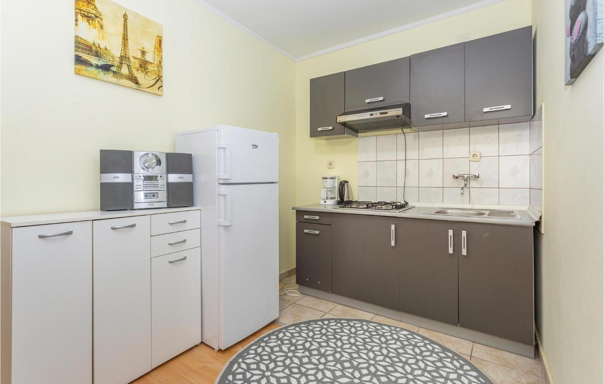 Awesome Apartment In Stara Baska 1 With Kitchen Exterior photo